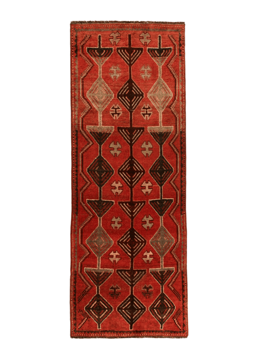 Persian Luri Runner Rug | 3' 1” x 8' 8" - Velora