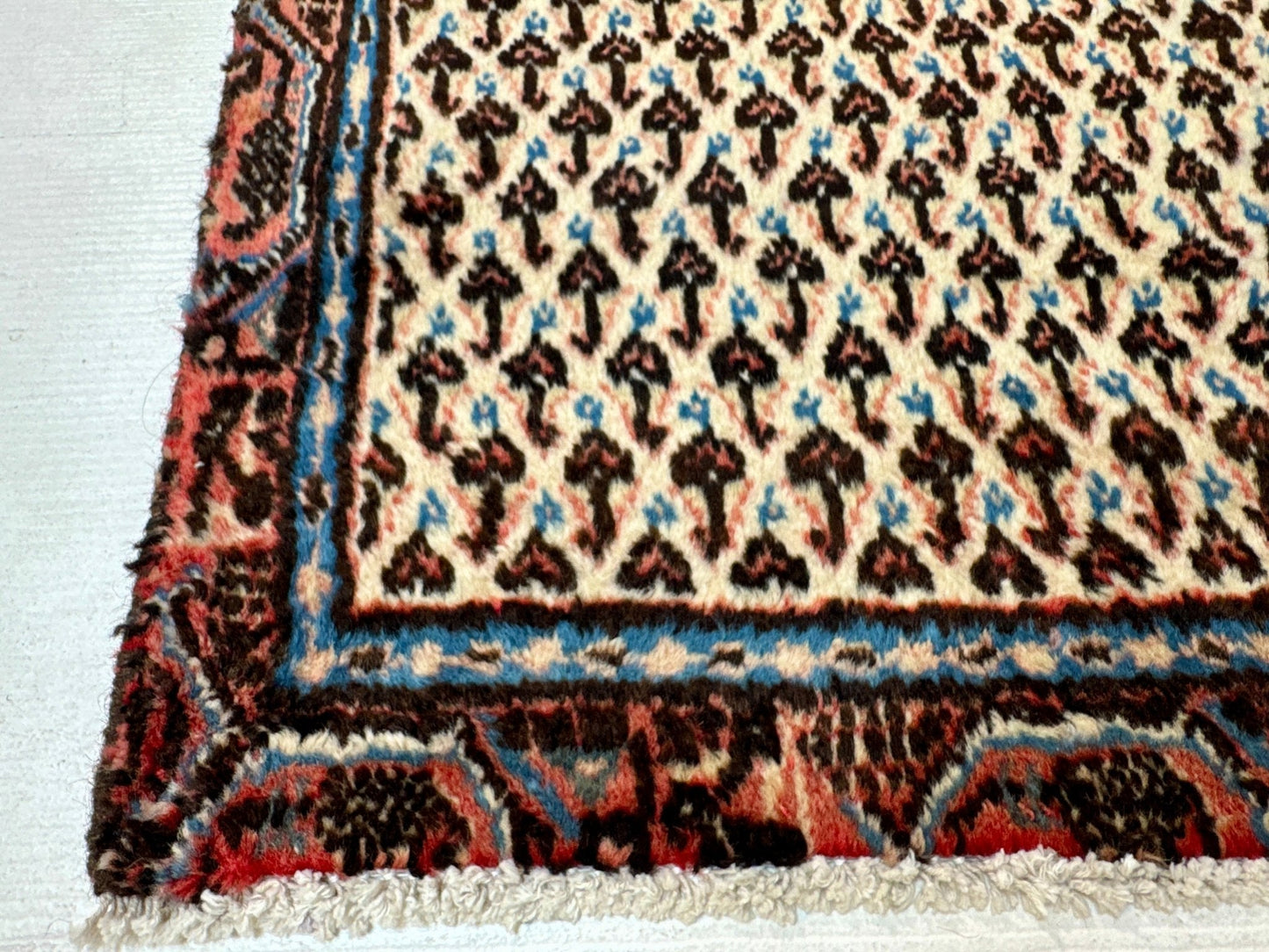 Persian Mir-Boteh Rug | 2' 9” x 4' 3" - Velora