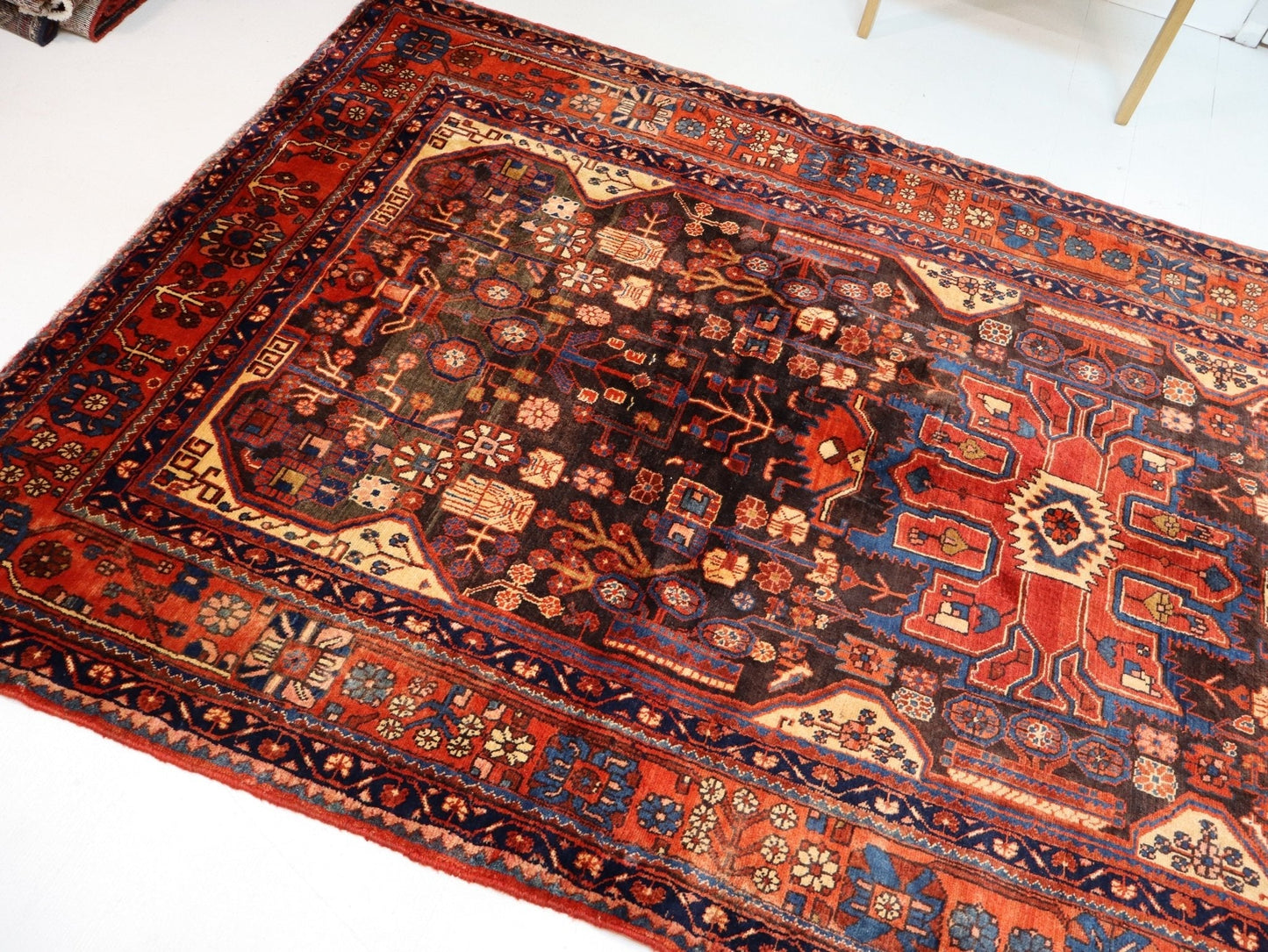 Persian Nahavand Rug | 5' 5” x 9' 7" - Velora