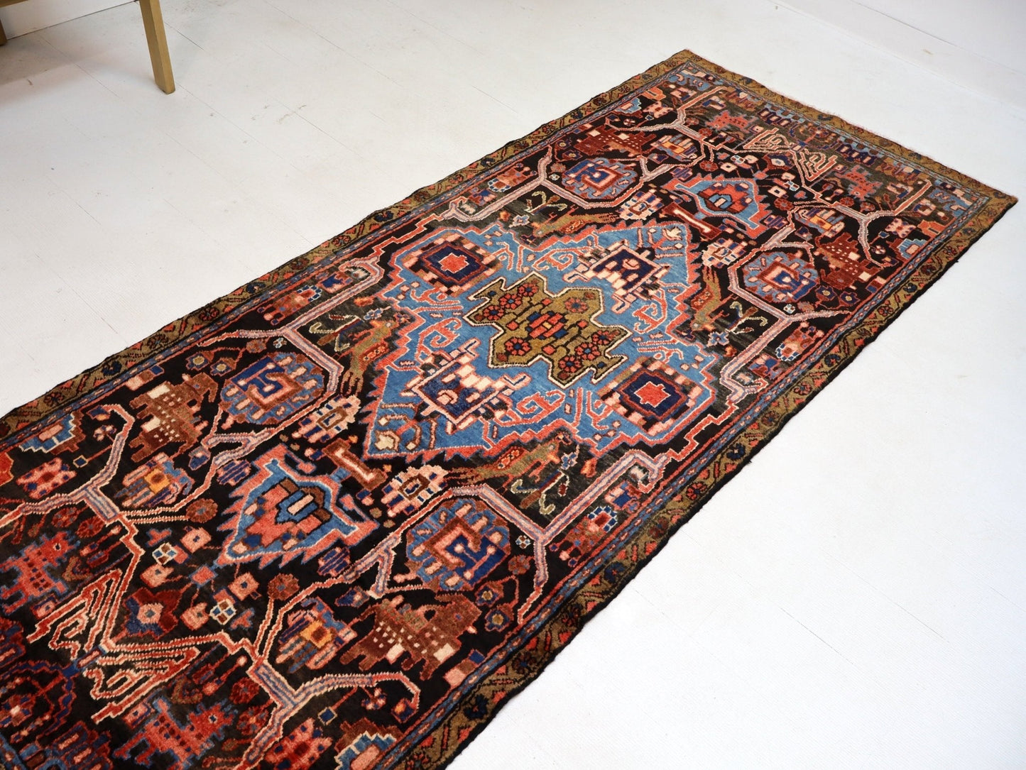 Persian Nahavand Runner Rug | 3' 5” x 8' 4" - Velora
