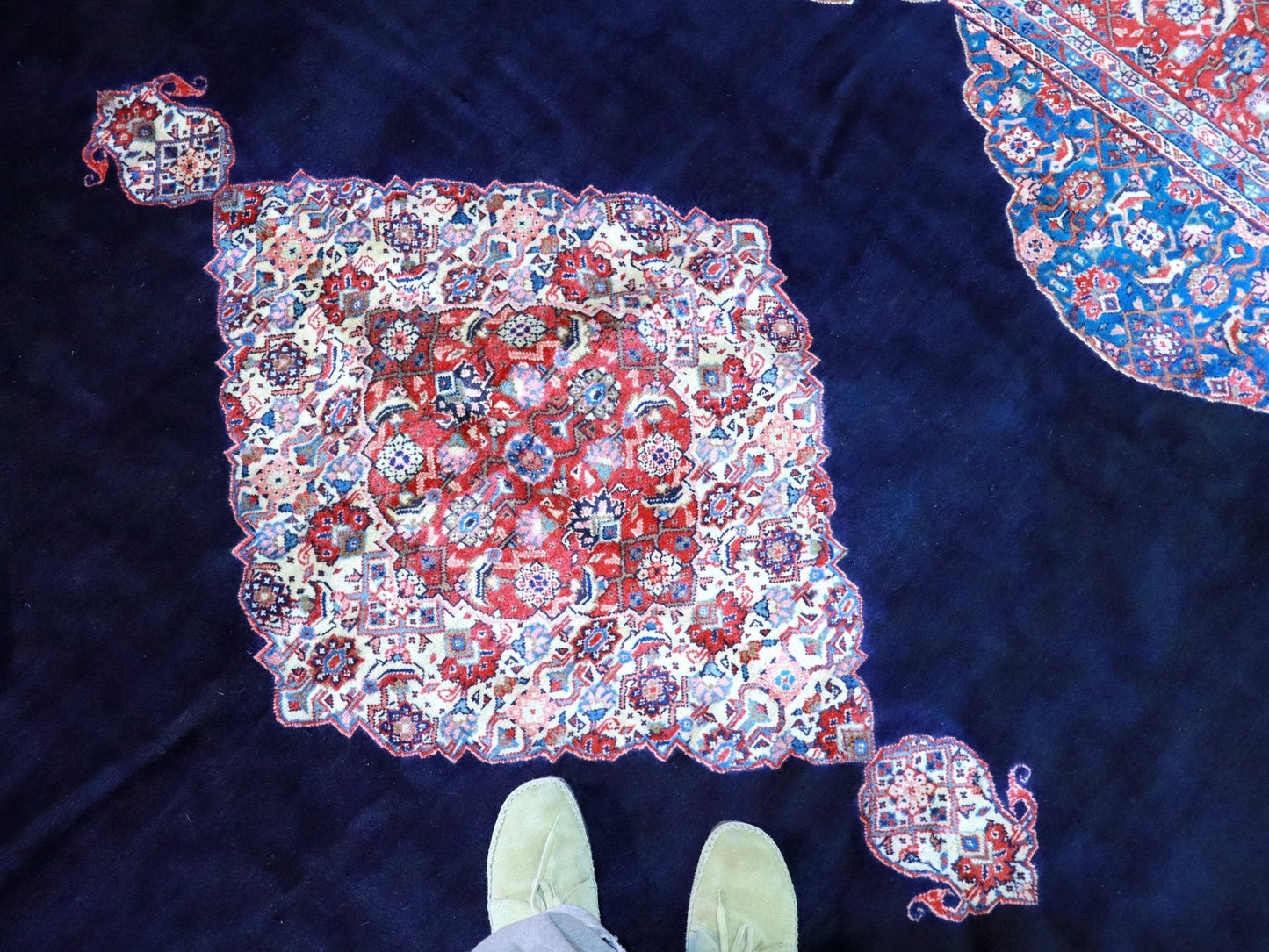 Persian Sarouk Rug | 7' 9" x 11' - Velora