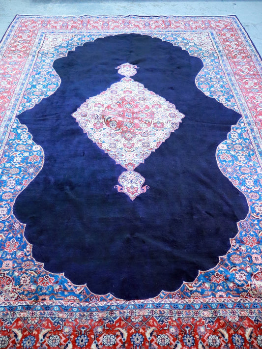 Persian Sarouk Rug | 7' 9" x 11' - Velora