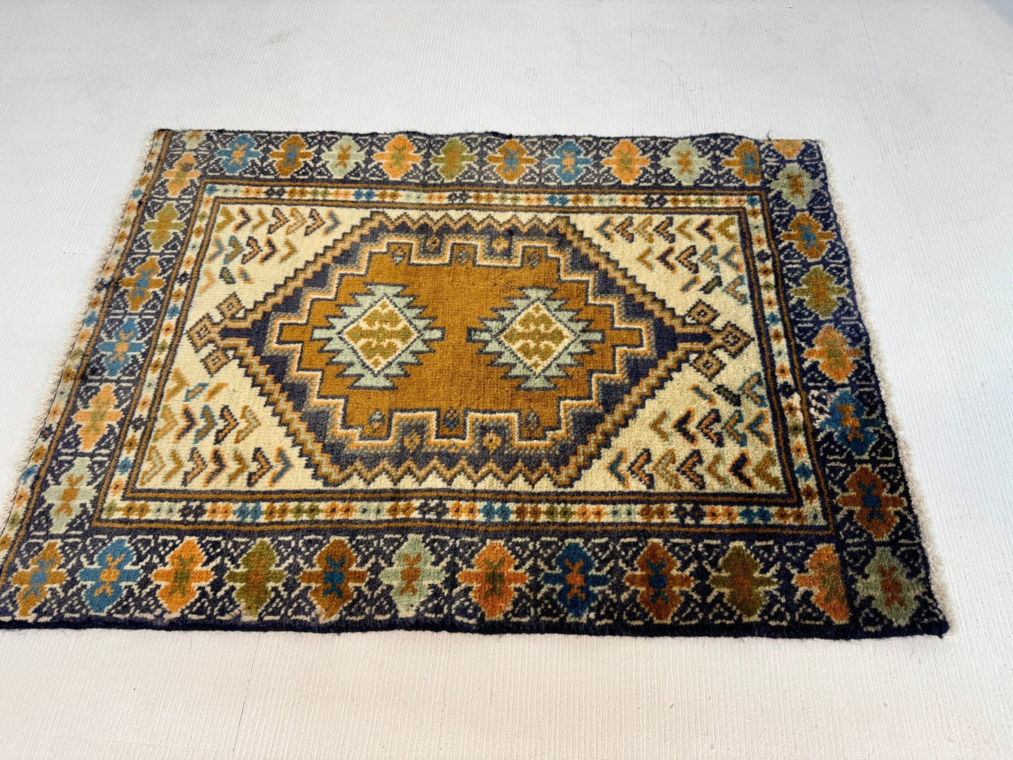 Persian Turkmen Rug | 1' 10” x 2' 7" - Velora