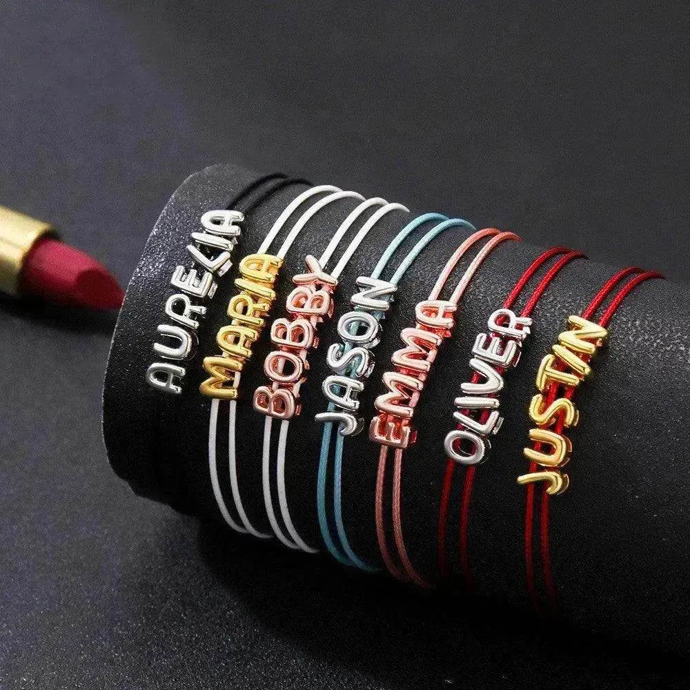 Personalized DIY 26 Letter Woven Hand Rope Versatile - Velora
