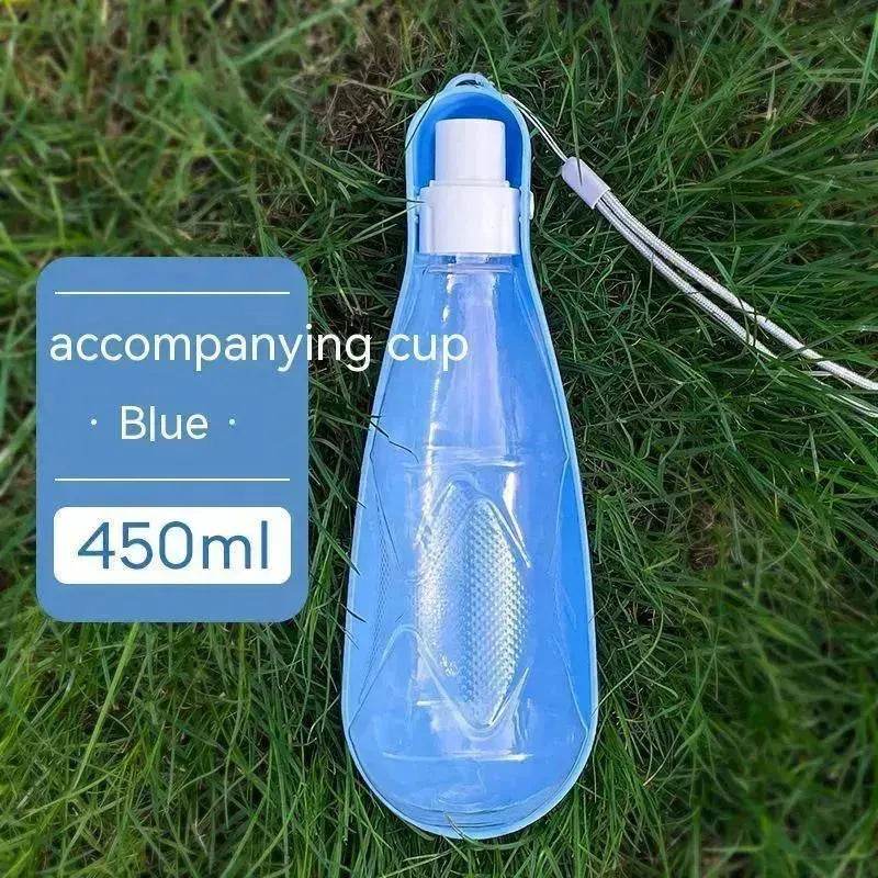 Pet Water Cup Outdoor Portable Folding Dog Water Bottle 550ml Large Capacity Medium To Large Dog Drinking Bottle - Velora