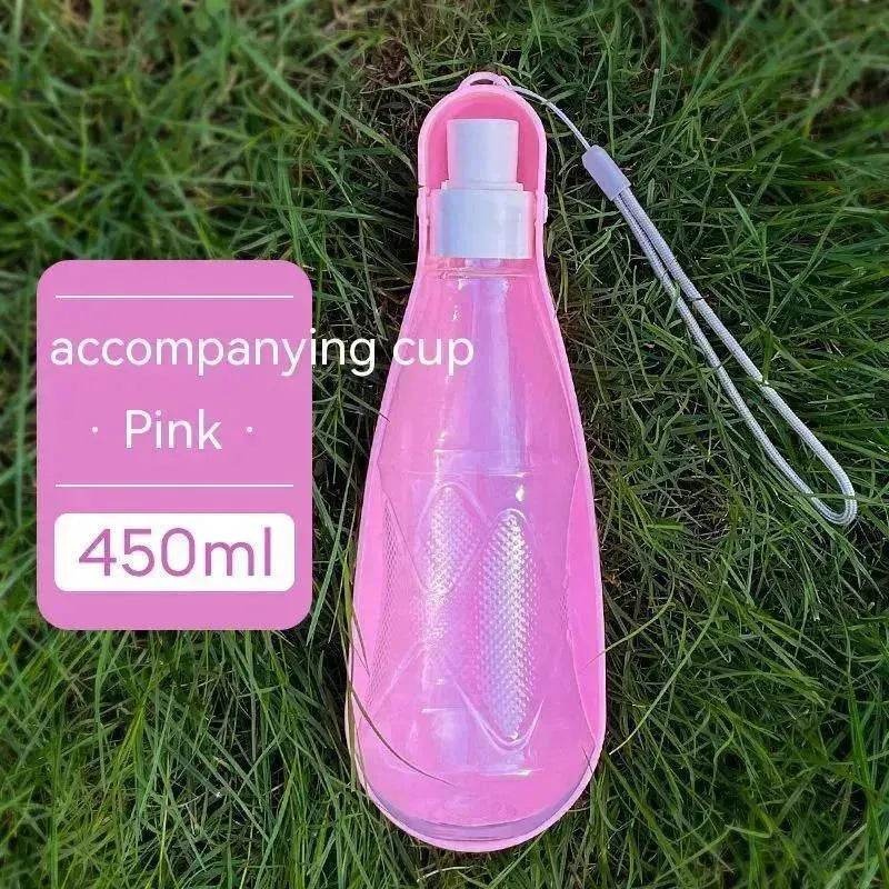 Pet Water Cup Outdoor Portable Folding Dog Water Bottle 550ml Large Capacity Medium To Large Dog Drinking Bottle - Velora