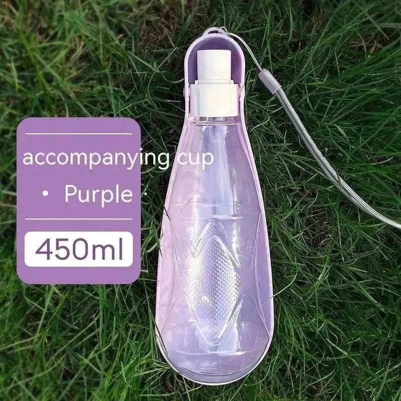 Pet Water Cup Outdoor Portable Folding Dog Water Bottle 550ml Large Capacity Medium To Large Dog Drinking Bottle - Velora