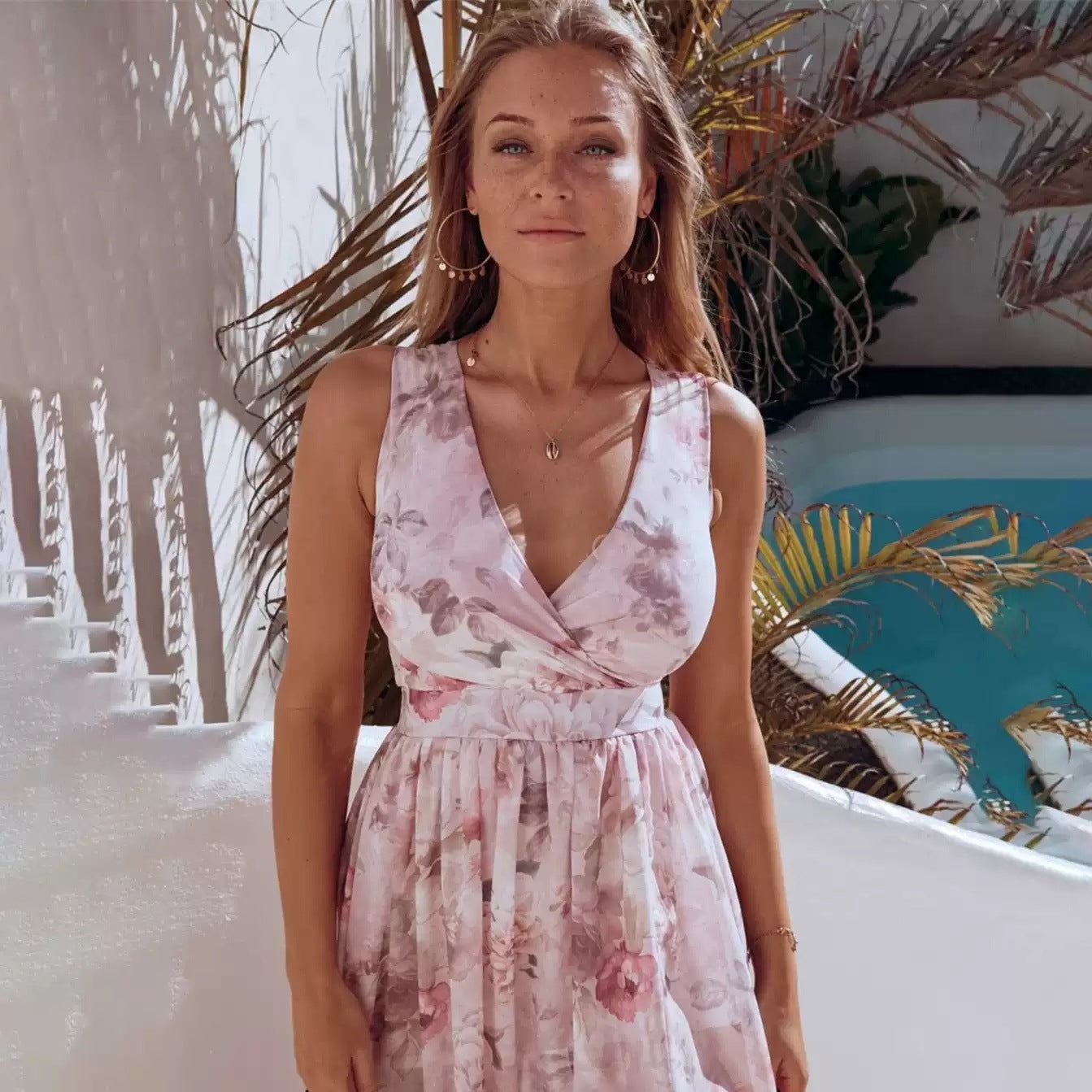 Printed Women's Summer Maxi Dress - Velora