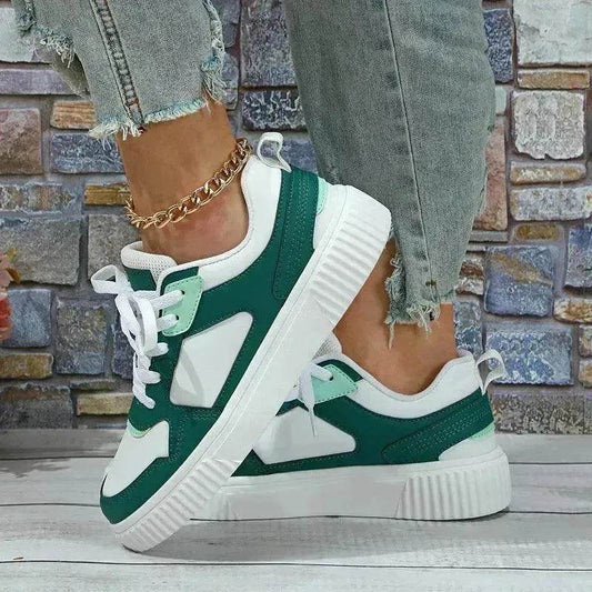 Platform Fashion Lace-up Casual Sneaker Soft Bottom Comfortable - Velora