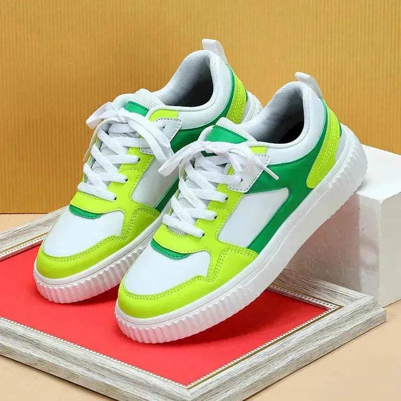 Platform Fashion Lace-up Casual Sneaker Soft Bottom Comfortable - Velora