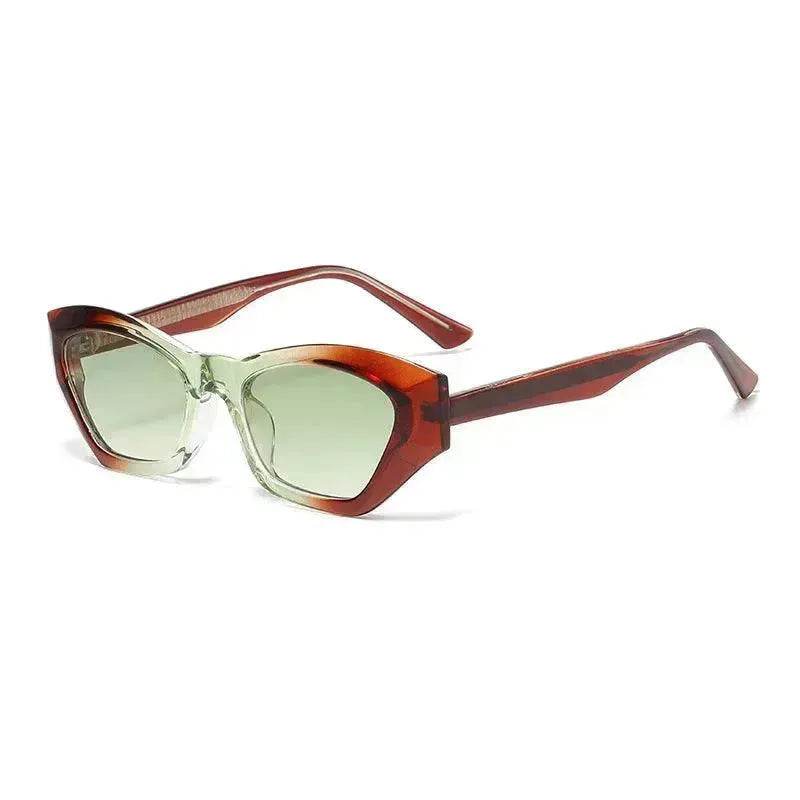 Polygonal Cat's Eye Core Insert TR Sunglasses - Velora