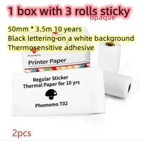 Portable Mini Thermal Label Printer Home Photo Printer Student Wrong Question Printer Bluetooth Mini Label Printer Price Tag - Velora