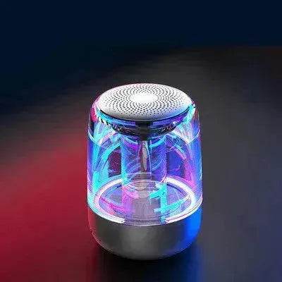 Portable Speakers Bluetooth Column Wireless Bluetooth Speaker Powerful Bass Radio with Variable Color LED Light - Velora