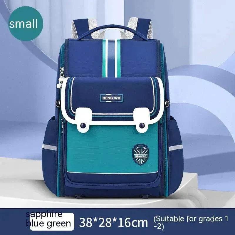 Primary School Student Schoolbag Female Lightweight Burden Alleviation Spine Protection - Velora
