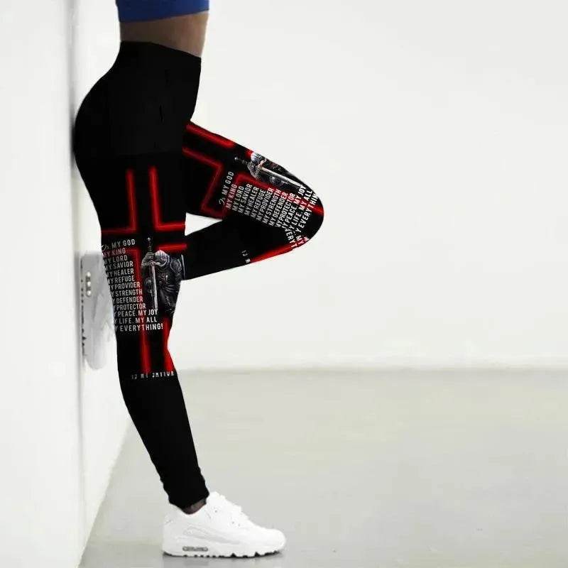 Printed Animal Bodysuit Yoga Pants Gym Wear - Velora