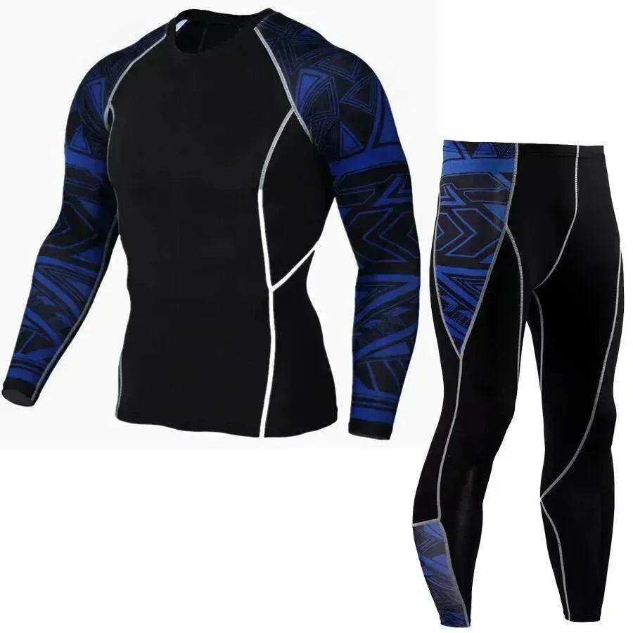 Printed long sleeve gym suit - Velora