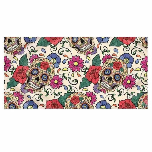 Printed skull beach towel - Velora