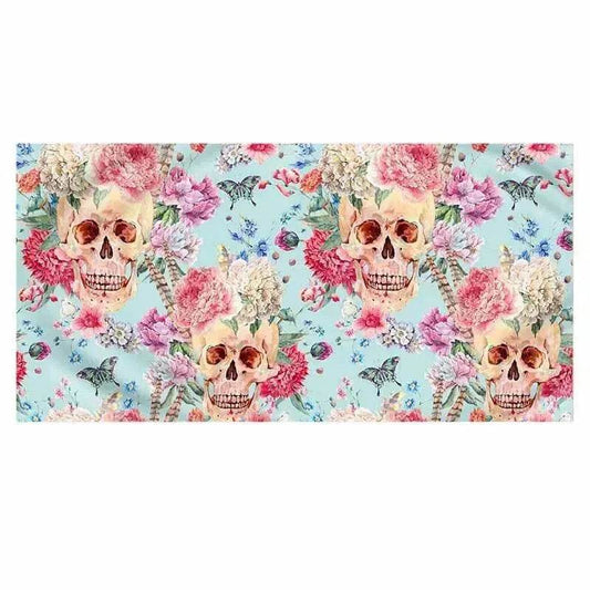 Printed skull beach towel - Velora