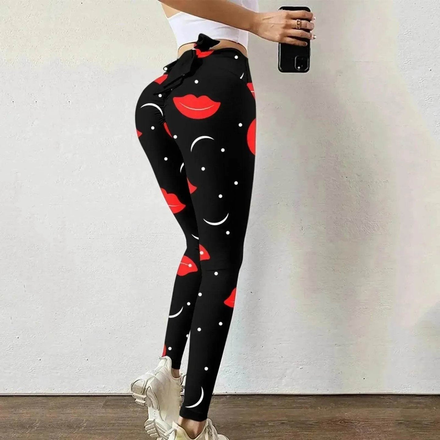 Printed Sports Gym Suit Bottoming Sweatpants - Velora