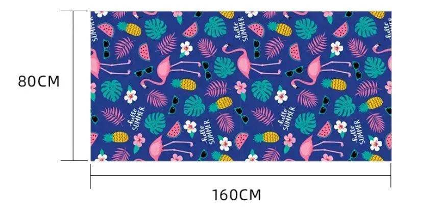 Printed Swim Microfiber Beach Towel - Velora