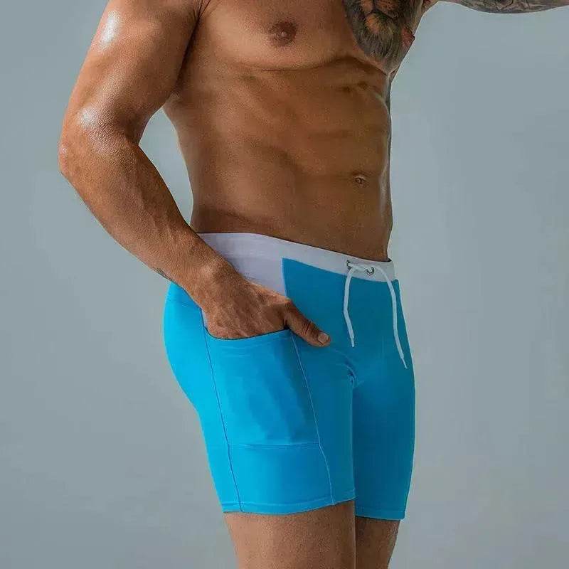 Professional Swimming Trunks With Side Pockets - Velora