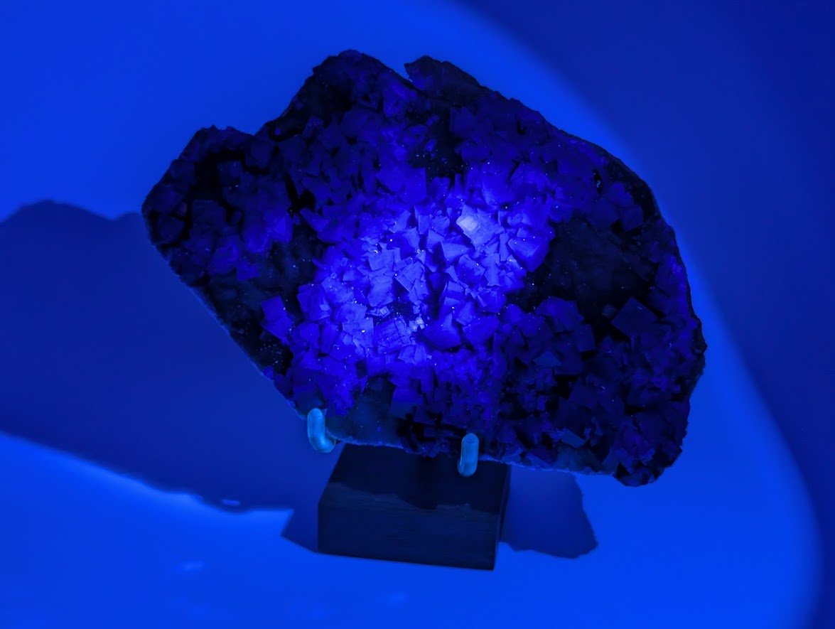 Purple Window Fluorite - Anhui, China