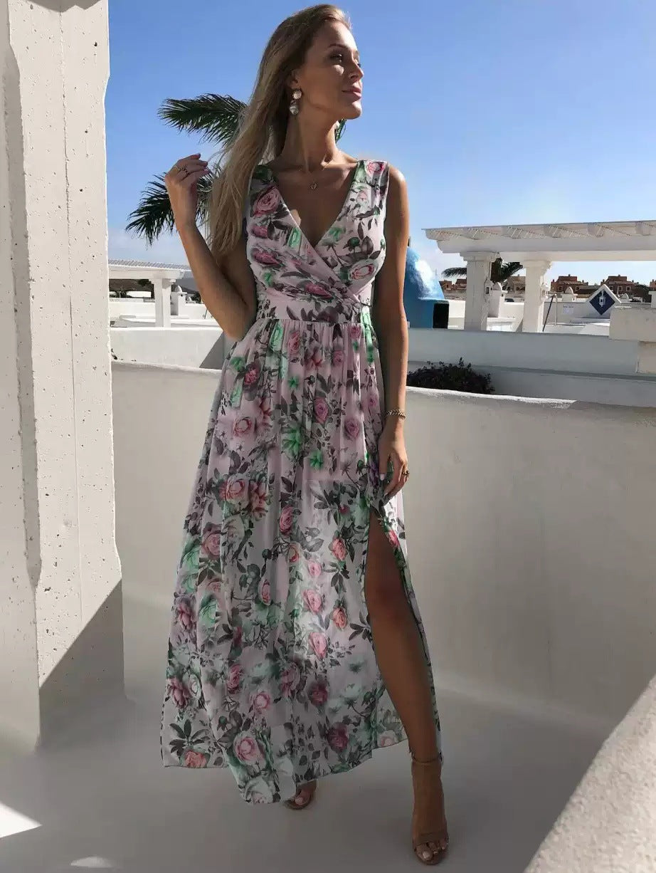 Printed Women's Summer Maxi Dress - Velora