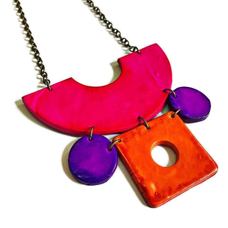 Bold Chunky Jewelry Set with Statement Necklace & Earrings - Velora Luxury Fashion