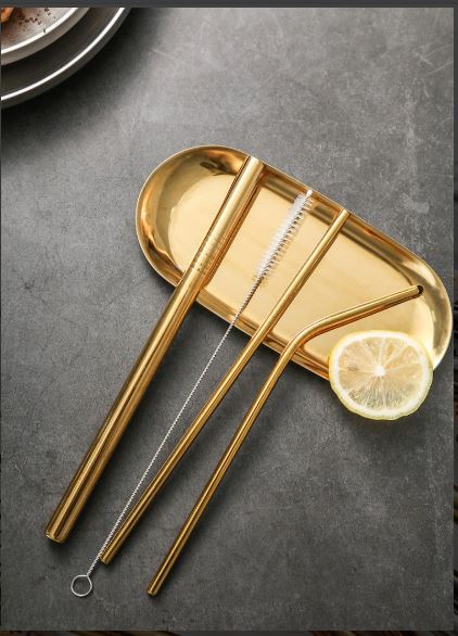 Reusable Metal Straws - Velora Luxury Fashion