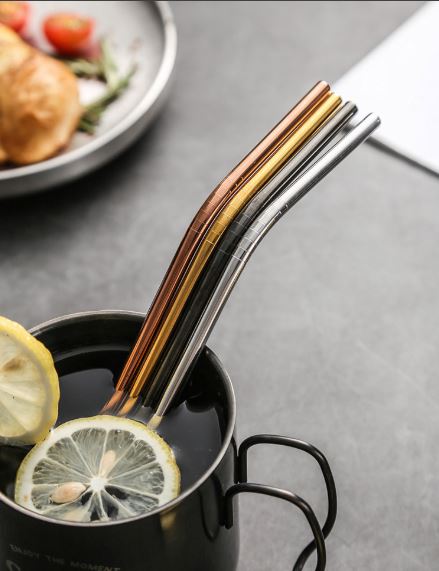 Reusable Metal Straws - Velora Luxury Fashion
