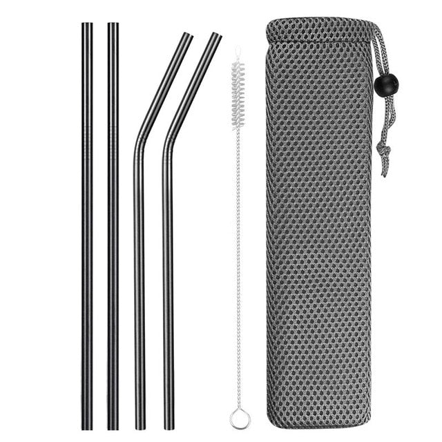 Reusable Metal Straws - Velora Luxury Fashion