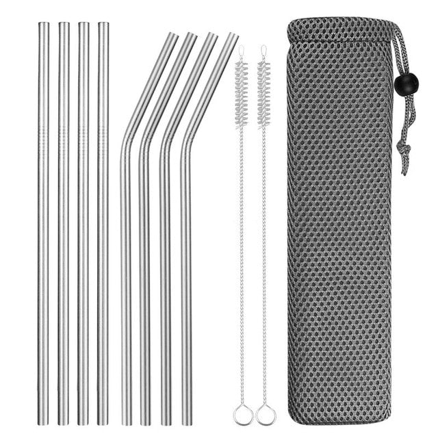 Reusable Metal Straws - Velora Luxury Fashion