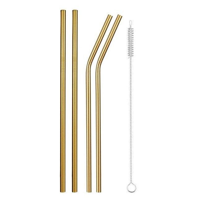Reusable Metal Straws - Velora Luxury Fashion