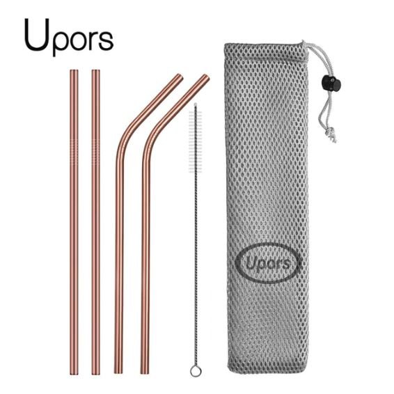 Reusable Metal Straws - Velora Luxury Fashion