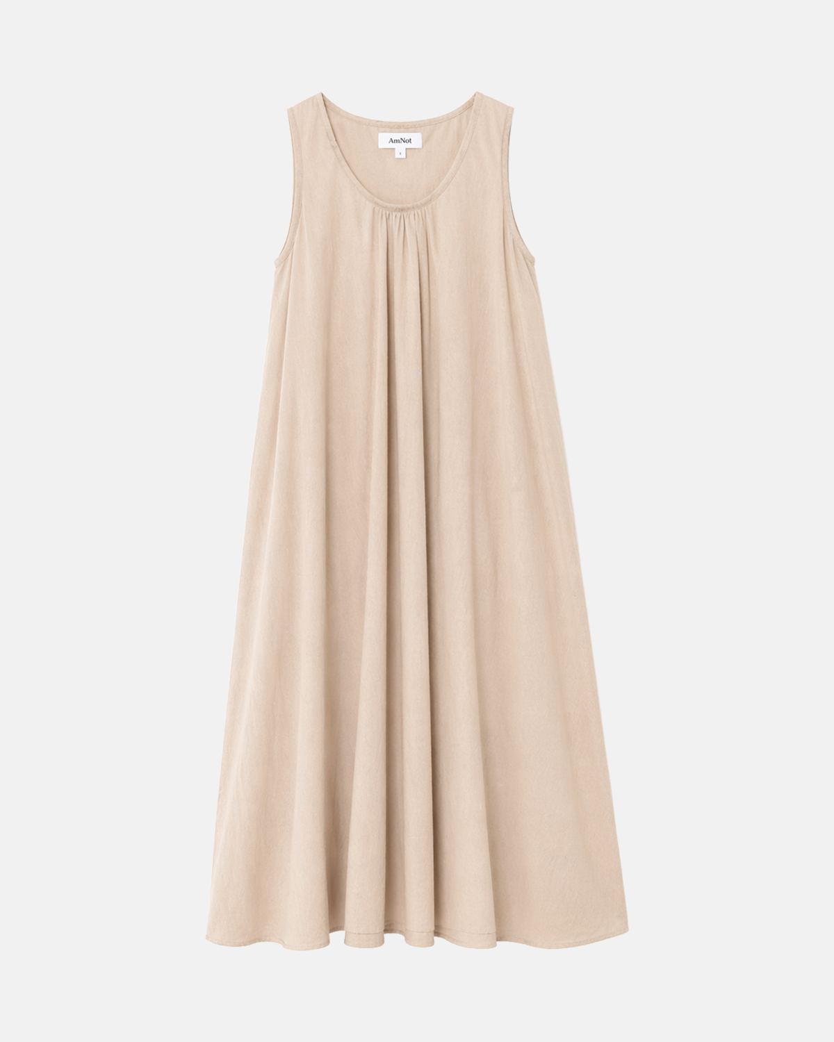 Robe ample effet lin