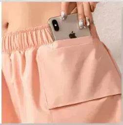 Running Quick-drying Gym Clothes Anti-failure Pocket Yoga Pants Outer Wear Training Sports Shorts Women Summer - Velora