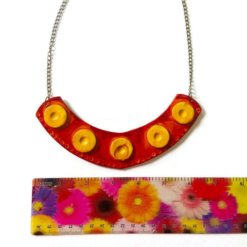 Rustic Statement Jewelry Set with Fall Colors - Velora Luxury Fashion