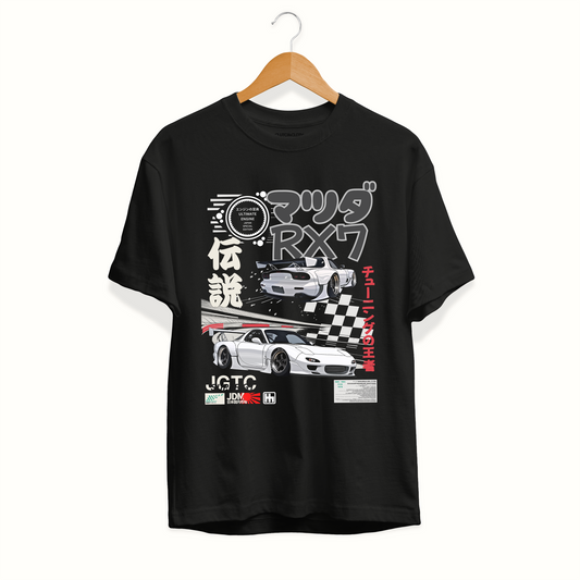 Legendary Suzuka RX7 Automotive Graphic T-Shirt | Mens & Womens (Unisex) - Velora