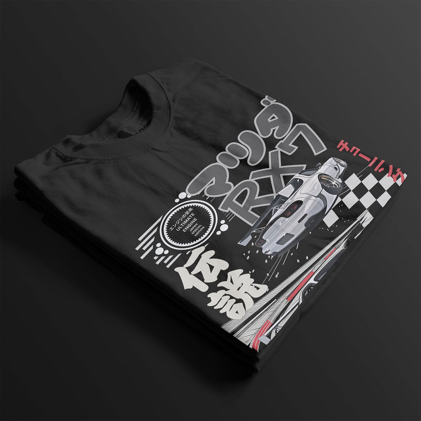 Legendary Suzuka RX7 Automotive Graphic T-Shirt | Mens & Womens (Unisex) - Velora