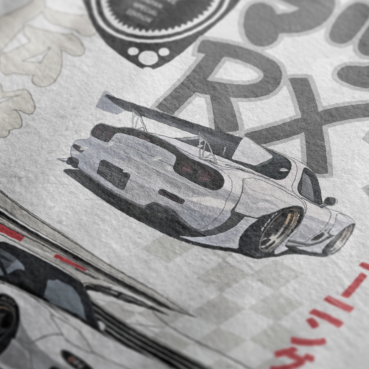 Legendary Suzuka RX7 Automotive Graphic T-Shirt | Mens & Womens (Unisex) - Velora