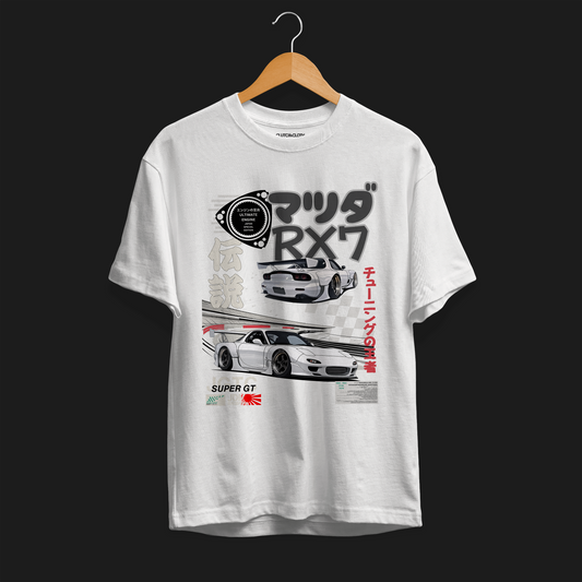 Legendary Suzuka RX7 Automotive Graphic T-Shirt | Mens & Womens (Unisex) - Velora