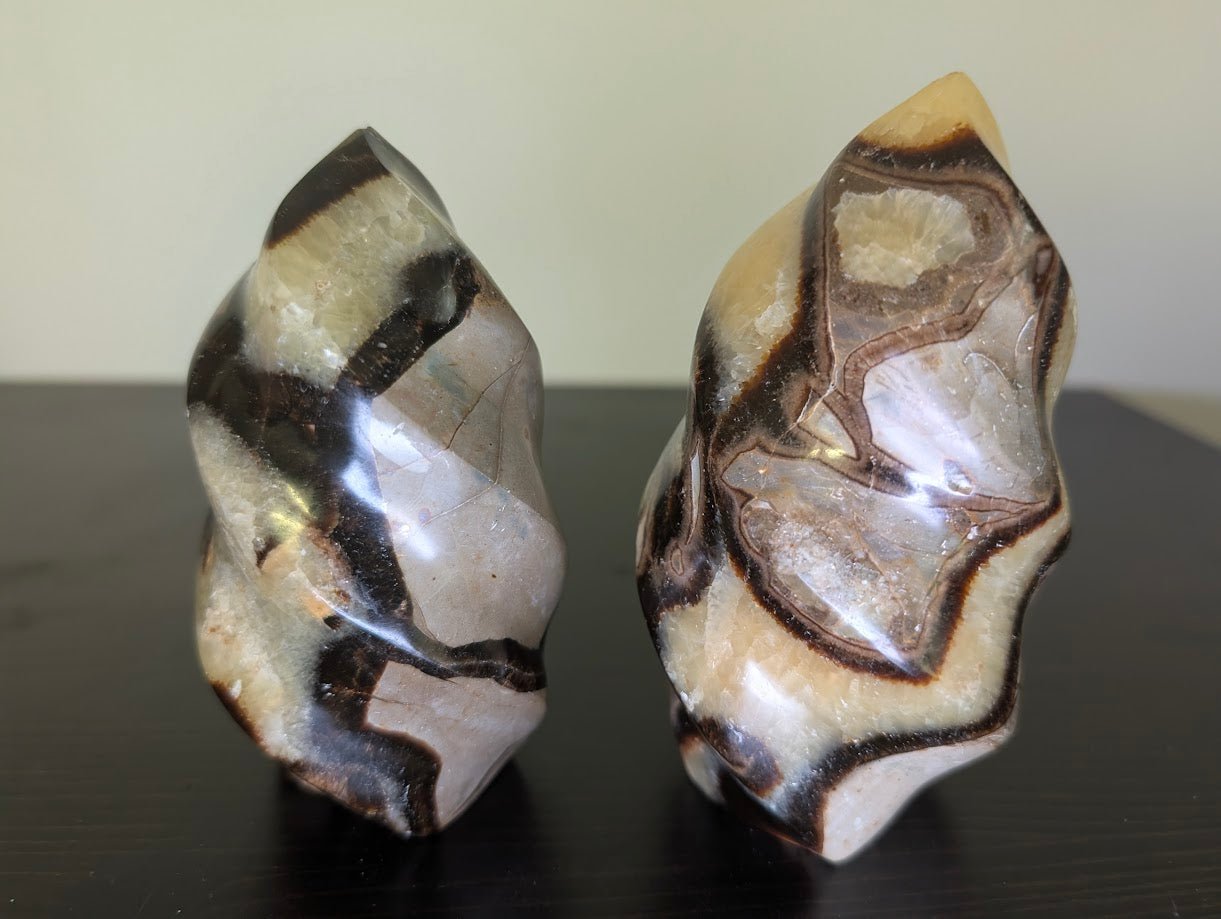 Septarian "Dragon Stone" Nodule Flame Carving – Madagascar
