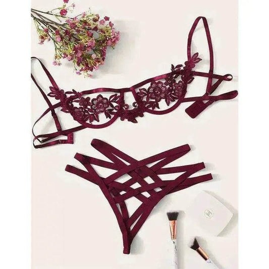 Charming lingerie three-point suit - Velora