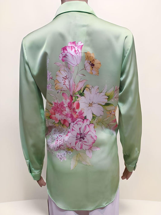 Satin Collared Shirt