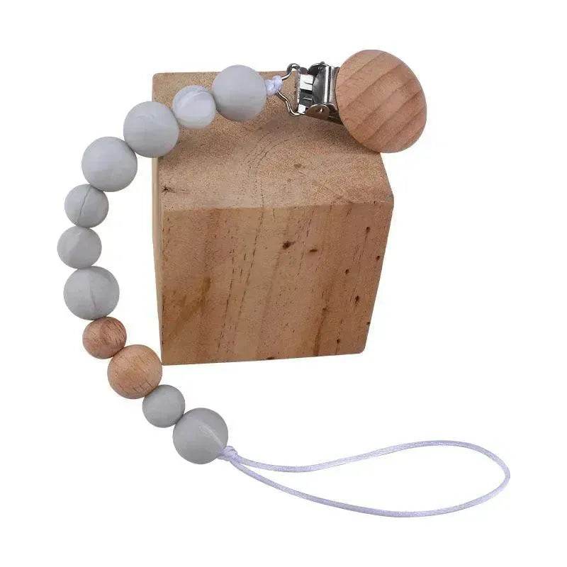 Silicone Pacifier Clip Chain for Babies. - Velora