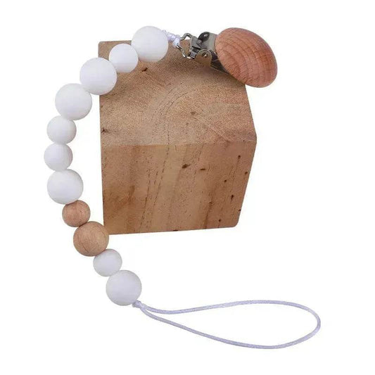 Silicone Pacifier Clip Chain for Babies. - Velora