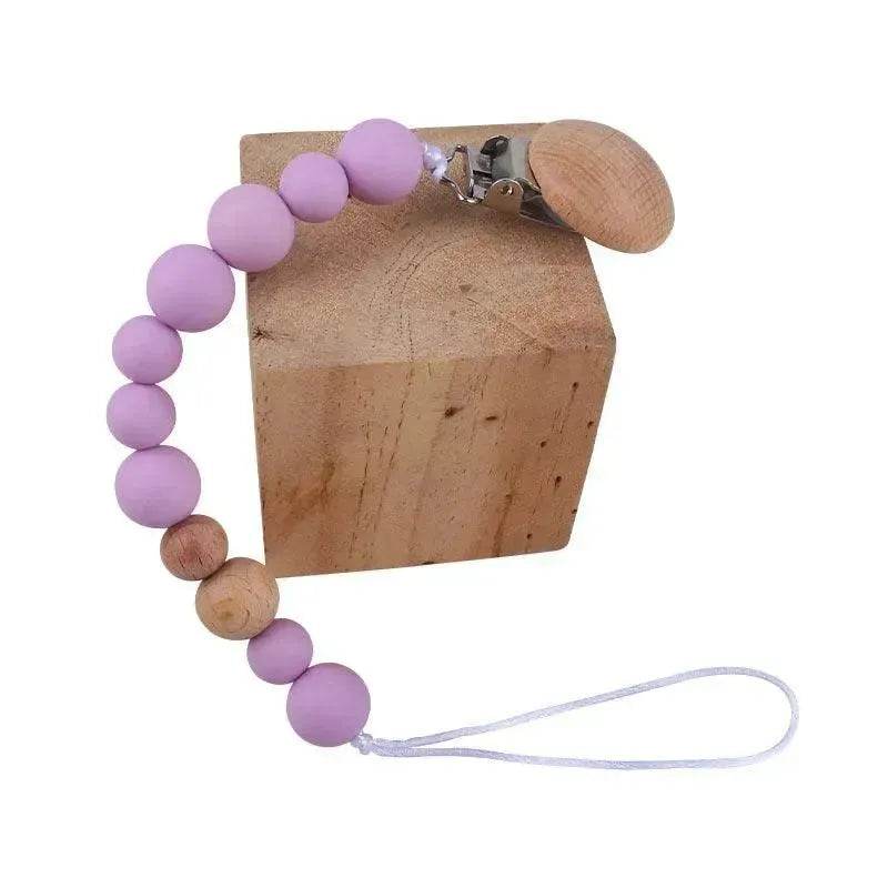 Silicone Pacifier Clip Chain for Babies. - Velora