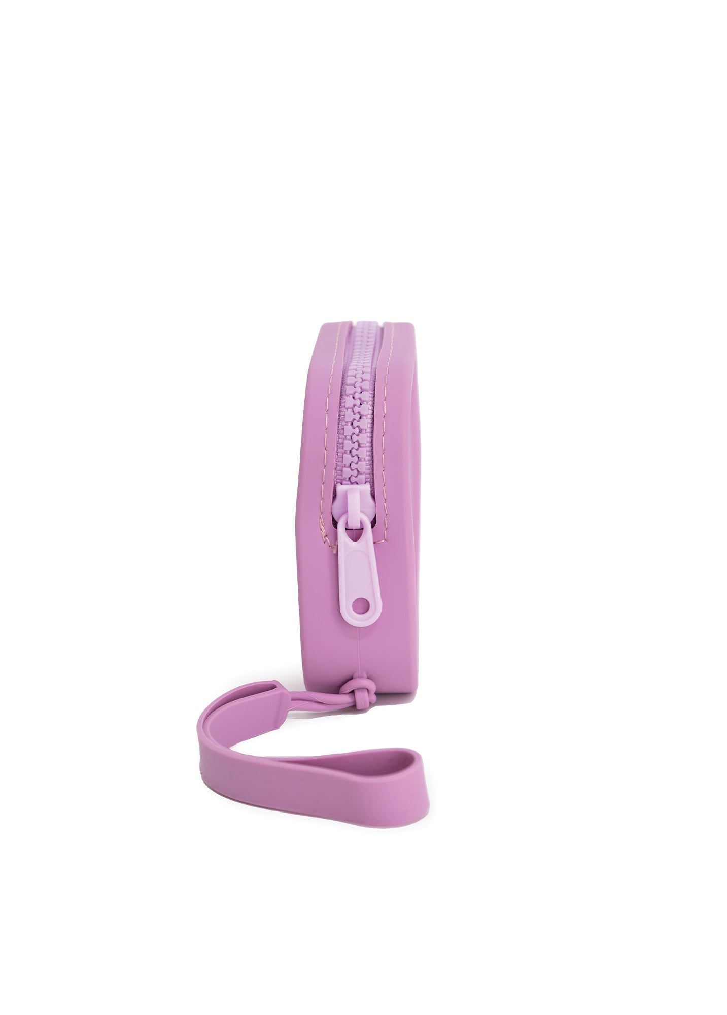 silicone zip logo pouch - Velora Luxury Fashion