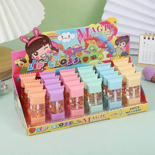 Six Color Fruit Candy Transparent Moisturizing Lip Oil - Velora
