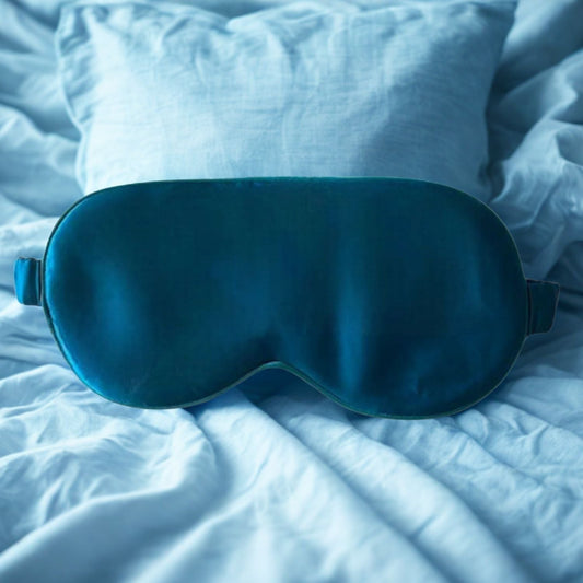 Silk Sleep mask Azure Forsters Finery